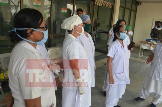 â€˜Isolation Ward for COVID19 Positive Patient in the middle of a Hospital is violation of Guidelinesâ€™ : Alleged agitating Health Employees of GB Hospital