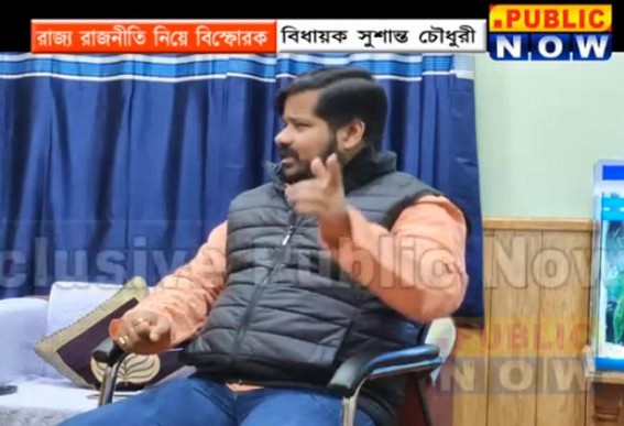 'You call us 'Congi' but could BJP overcome its 1.5% Votebanks without Congress's 47% Votebanks in 2018 Election ?' : MLA Sushanta Chowdhury counters Biplab Deb camp's Propaganda against Revolting MLAs 'You call us 'Congi' but could BJP overcome its 1.5% Votebanks without Congress's 47% Votebanks in 2018 Election ?' : MLA Sushanta Chowdhury counters Biplab Deb camp's Propaganda against Revolting MLAs
