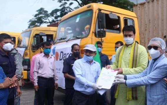 Not by Direct Ship to Sonamura, but Tripura CM made Kolkata-Tripura via Bangladesh imports possible through Transit Cargo Not by Direct Ship to Sonamura, but Tripura CM made Kolkata-Tripura via Bangladesh imports possible through Transit Cargo