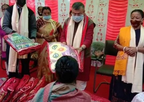 Ratanlal Nath focusing more on his Constituency : Distributed Sewing machines, Agricultural implements Ratanlal Nath focusing more on his Constituency : Distributed Sewing machines, Agricultural implements