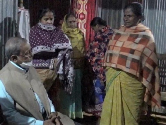 After 17-days of Anupam Saha's murder, MLA Rebati Mohan Das met victim's family; assured justice After 17-days of Anupam Saha's murder, MLA Rebati Mohan Das met victim's family; assured justice