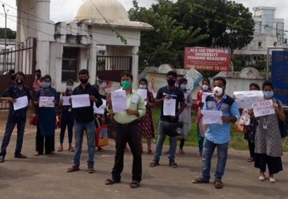 All India Student Association placed deputation at Tripura Central University 