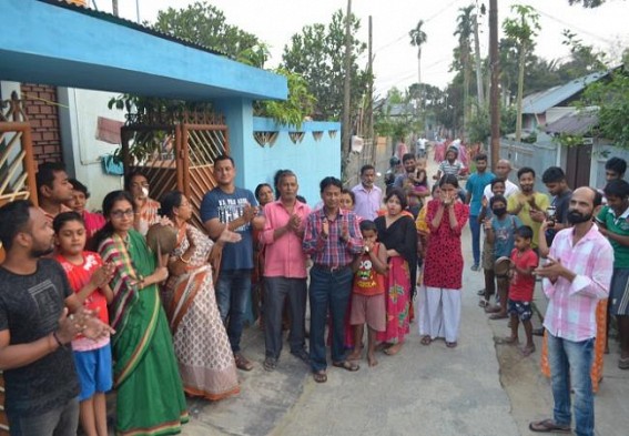 Tripura BJP leaders turned ‘social distance’ logic a Joke amid Corona-Virus Outbreak : Traditional instrument playing caused huge gathering, erupted massive criticism Tripura BJP leaders turned ‘social distance’ logic a Joke amid Corona-Virus Outbreak : Traditional instrument playing caused huge gathering, erupted massive criticism