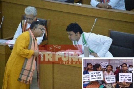 Why Biplab Deb, Ratan Lal silent over BJPâ€™s Exposed cheating with unemployed youths about 50,000 Govt jobs in 1-Year ?