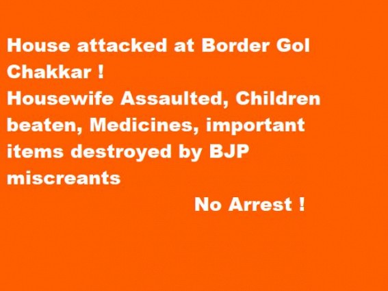 Minority family attacked, house looted, children beaten by BJP goons : No action after FIR lodged 