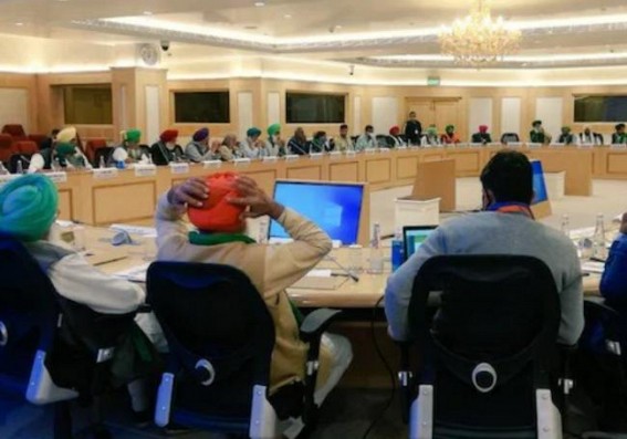 Farmer leaders at talks refuse govt's lunch offer Farmer leaders at talks refuse govt's lunch offer