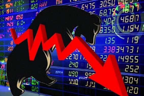 Sensex plunges around 1k points; realty stocks fall Sensex plunges around 1k points; realty stocks fall