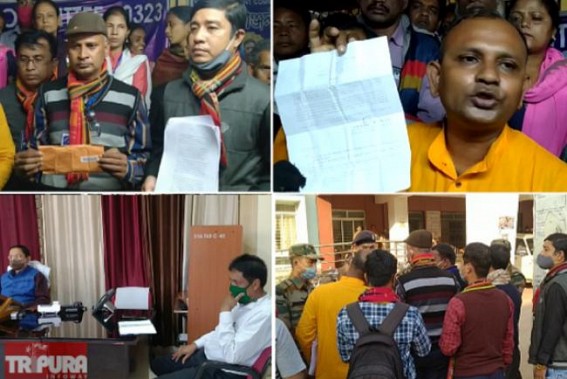 'If 10323 teachers lives will be devastated, then you also can not Escape ! Will send you behind the bar' : 10323 Teachers JMC warned Education Director U.K.Chakma 'If 10323 teachers lives will be devastated, then you also can not Escape ! Will send you behind the bar' : 10323 Teachers JMC warned Education Director U.K.Chakma