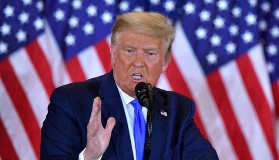 Trump denies stoking violence, attacks impeachment move Trump denies stoking violence, attacks impeachment move