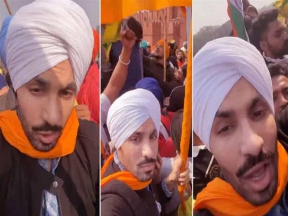 Deep Sidhu uploads video on FB as cops raid various places in Punjab Deep Sidhu uploads video on FB as cops raid various places in Punjab