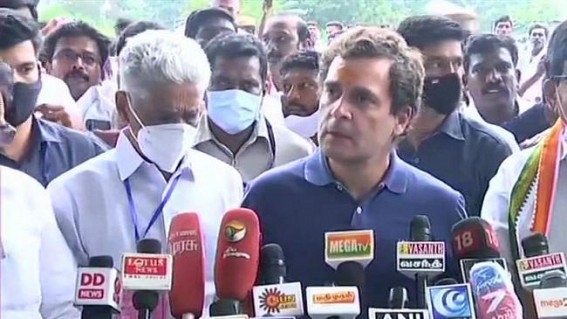 Rahul Gandhi trying to provoke people in the name of farmers: BJP Rahul Gandhi trying to provoke people in the name of farmers: BJP