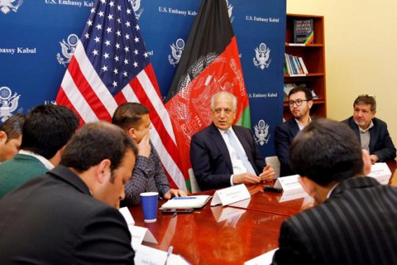 Khalilzad held meeting with US on Afghan peace Khalilzad held meeting with US on Afghan peace