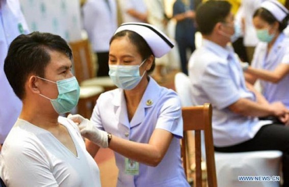 Thailand starts Covid-19 vaccination Thailand starts Covid-19 vaccination