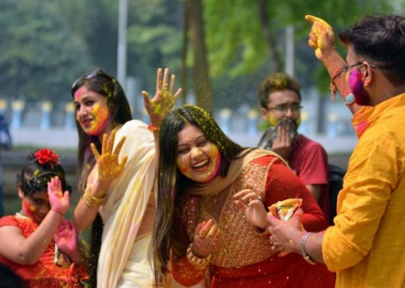 Ram Janmabhoomi temple to celebrate Holi for 1st time Ram Janmabhoomi temple to celebrate Holi for 1st time