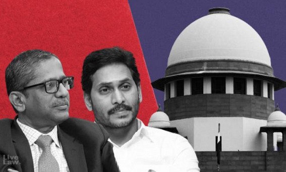 SC dismisses Andhra CM's complaint against Justice Ramana SC dismisses Andhra CM's complaint against Justice Ramana