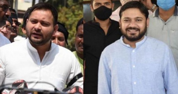 Tejashwi, Kanhaiya focus on Bihar voters in Assam Tejashwi, Kanhaiya focus on Bihar voters in Assam