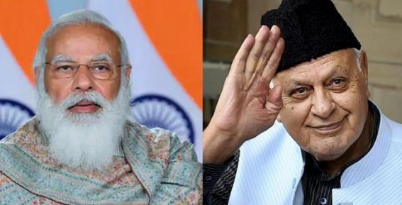 Modi wishes Farooq Abdullah speedy recovery from Covid Modi wishes Farooq Abdullah speedy recovery from Covid