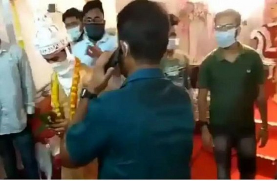 Tripura DM removed for 'high handedness' in enforcing curfew at marriage Tripura DM removed for 'high handedness' in enforcing curfew at marriage