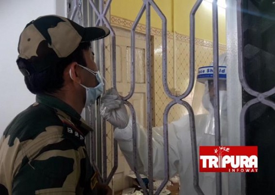 Churaibari : Tripura ensures 100% Covid Tests in Borders Churaibari : Tripura ensures 100% Covid Tests in Borders