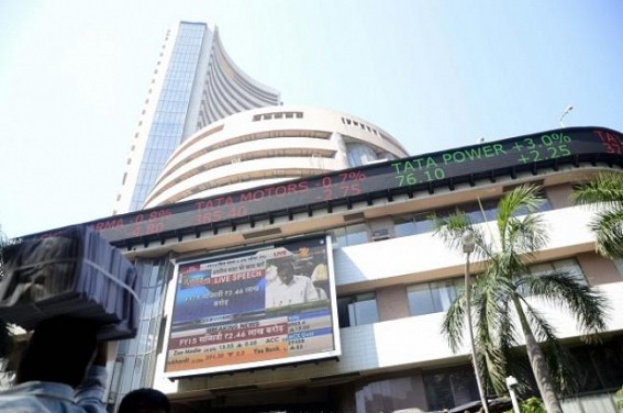 Sensex ends above 49,500, metal stocks surge Sensex ends above 49,500, metal stocks surge