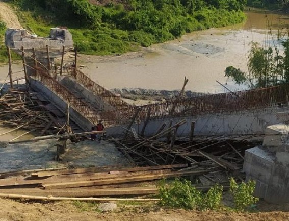 Under-Construction Bridge Collapsed in Kanchanpur Under-Construction Bridge Collapsed in Kanchanpur