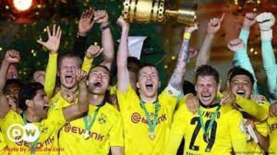 Haaland, Sancho fire Dortmund to 5th German Cup title