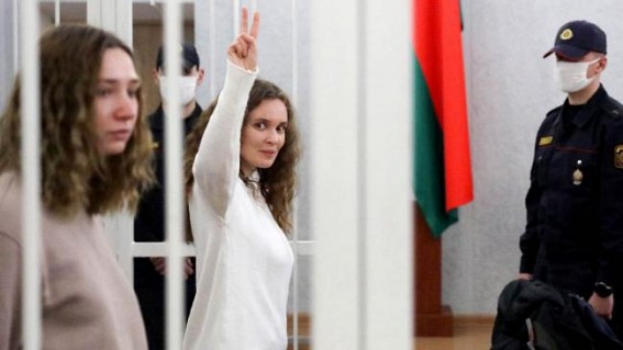 Reporter sentenced to prison in Belarus Reporter sentenced to prison in Belarus