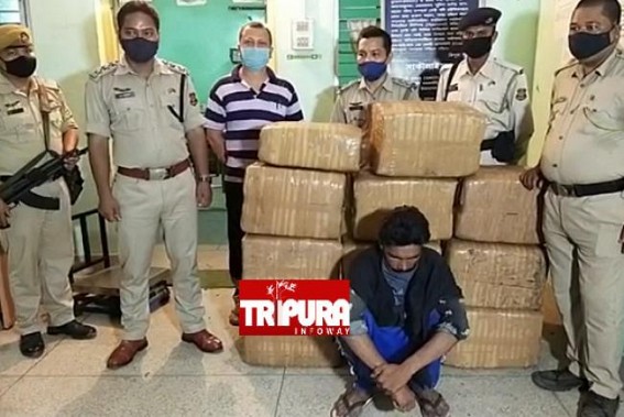 210 kg of cannabis recovered from 12-wheeler lorry at Mungiakami checkpoint 210 kg of cannabis recovered from 12-wheeler lorry at Mungiakami checkpoint