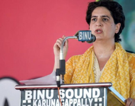 Priyanka alleges govt increased export of oxygen by 700% in 2020 Priyanka alleges govt increased export of oxygen by 700% in 2020