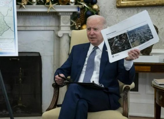 Biden to visit Kentucky to survey tornado damage