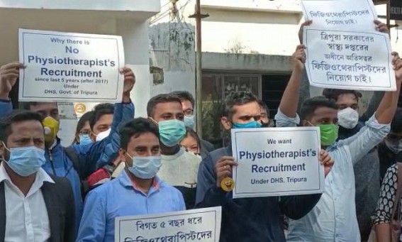 No Recruitment for last 5 Years: Physiotherapy passed out job aspirants demand Recruitment, Placed a Deputation to the Health Director