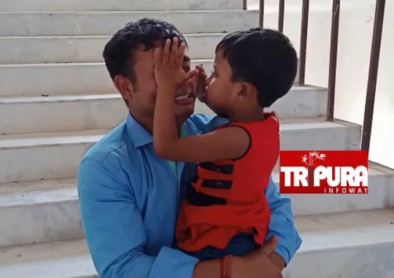 Father & Daughter broke down, cried in Belonia Court after Court allows Mother to take daughter with her Father & Daughter broke down, cried in Belonia Court after Court allows Mother to take daughter with her