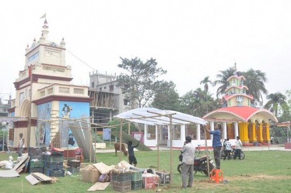 Preparations for Maha-Shiv Ratri on peak Preparations for Maha-Shiv Ratri on peak