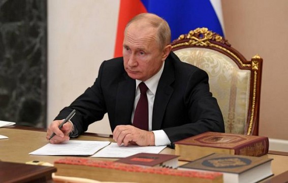 Putin signs law to pull Russia out of Open Skies Treaty Putin signs law to pull Russia out of Open Skies Treaty