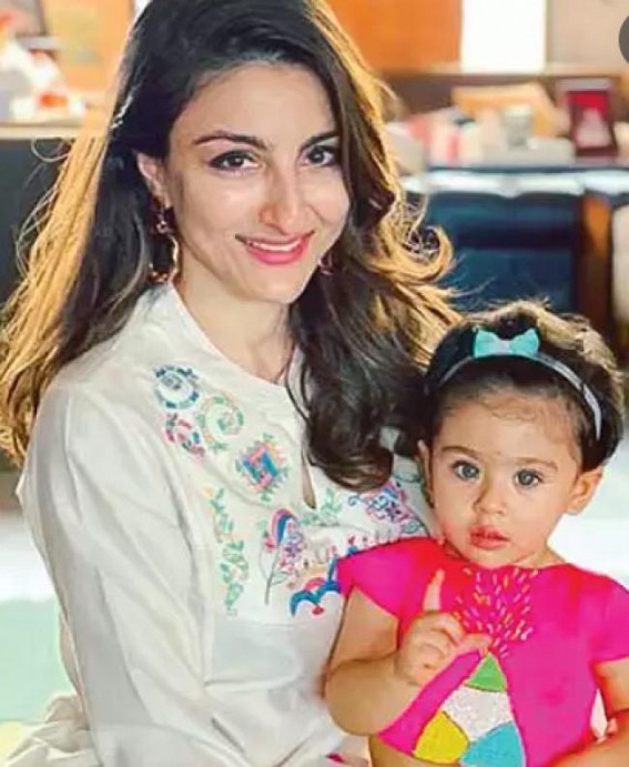 Soha Ali Khan gets Covid vaccine