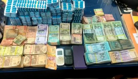 2 Arrested with Bangladeshi Currency, Drugs in Bishalgarh 2 Arrested with Bangladeshi Currency, Drugs in Bishalgarh