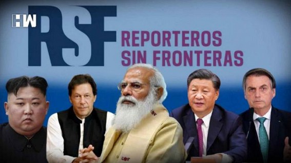 PM Modi's name listed with Kim Jong-un and 35 leaders for Dictatorship against Media PM Modi's name listed with Kim Jong-un and 35 leaders for Dictatorship against Media