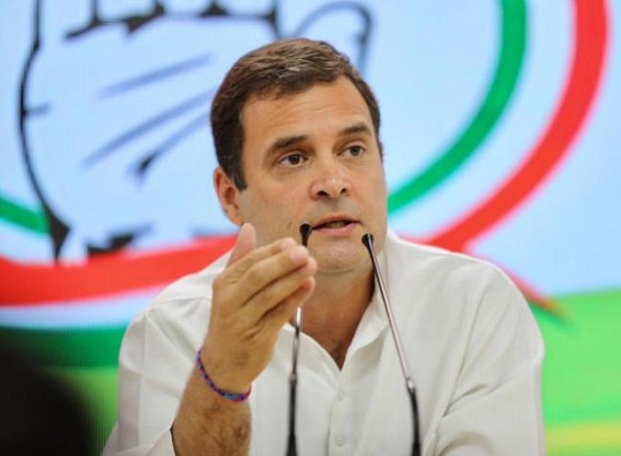 Classic case of missing spine: Rahul takes swipe at govt