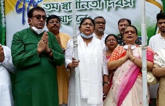 75th I-Day : Trinamool Recalls Savarkar's surrender to British and terrorist Nathuram Godse led assassination of Gandhi to Testify RSS with Anti-India links 75th I-Day : Trinamool Recalls Savarkar's surrender to British and terrorist Nathuram Godse led assassination of Gandhi to Testify RSS with Anti-India links