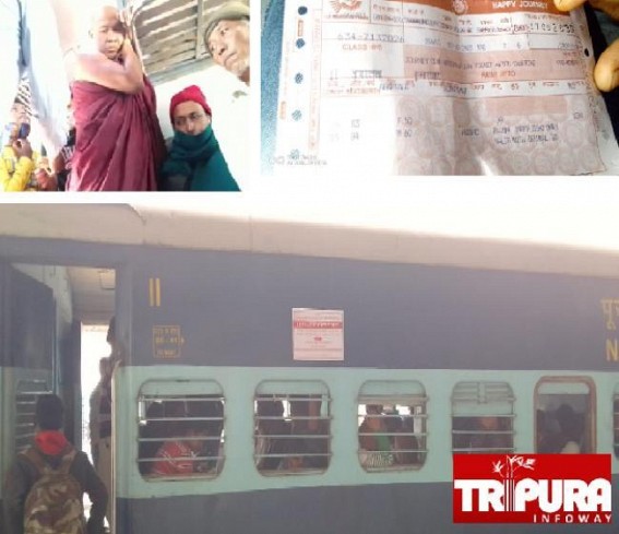 Many Passengers did not get seats in Agartala-Silchar Special Train as Agartala Railway Ticket Counter distributed Multiple Tickets with Same Numbers : Heavy Resentment among Passengers as they are bound Travel by Standing from Agartala to Silchar
