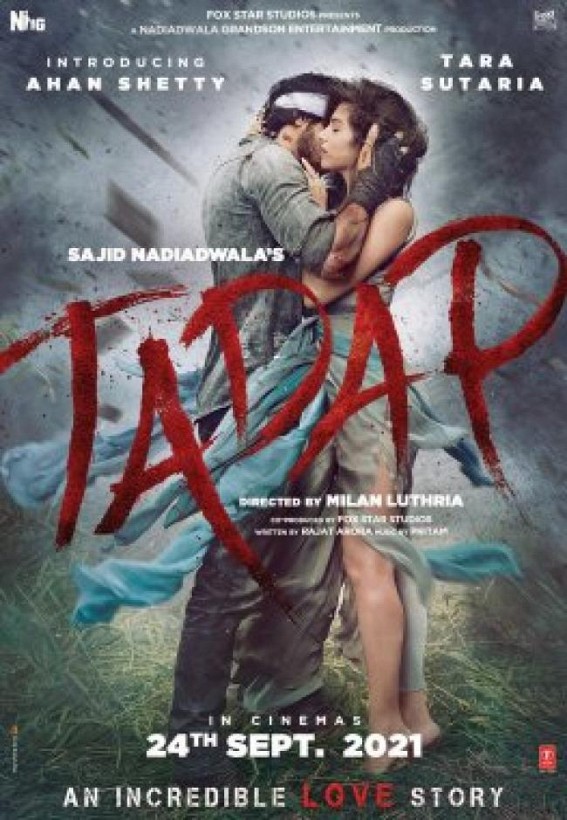 Ahan Shetty wraps debut film 'Tadap' shoot Ahan Shetty wraps debut film 'Tadap' shoot