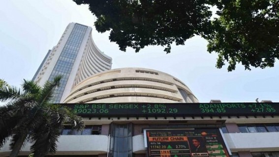 Sensex reverses gains after touching fresh high