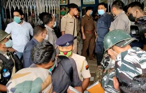 Trinamool activists did not break Night Curfew but Police Brought them to Khowai PS with escorts citing Security matter : Illegal Arrest was done Today Morning 