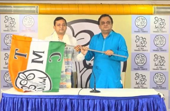 Bengal BJP MLA Tanmay Ghosh joins Trinamool Bengal BJP MLA Tanmay Ghosh joins Trinamool