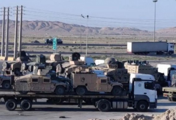 US military equipment left behind in Afghanistan spotted in Iran: Report US military equipment left behind in Afghanistan spotted in Iran: Report