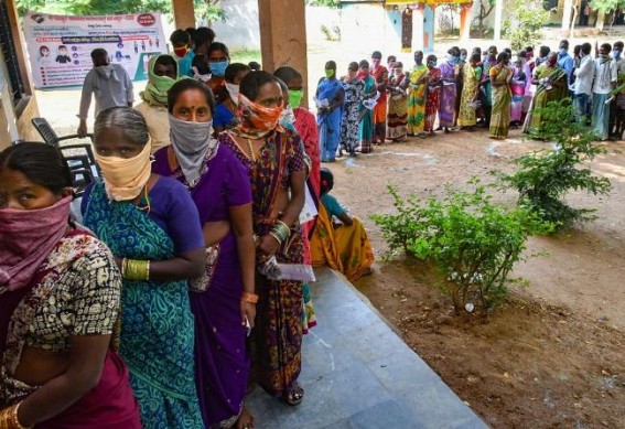 Bihar bypolls see nearly 50% turnout