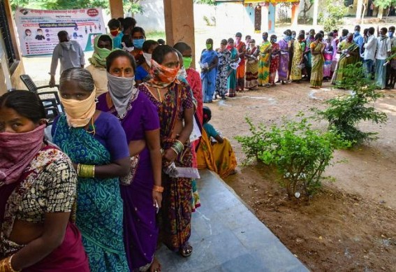 Bihar bypolls see nearly 50% turnout Bihar bypolls see nearly 50% turnout