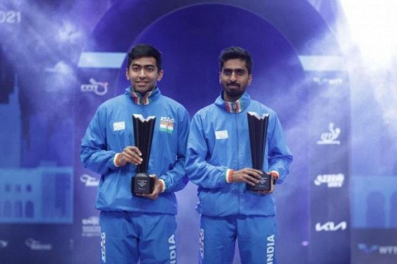 Sathiyan-Harmeet wins doubles title at WTT Contender Tunis