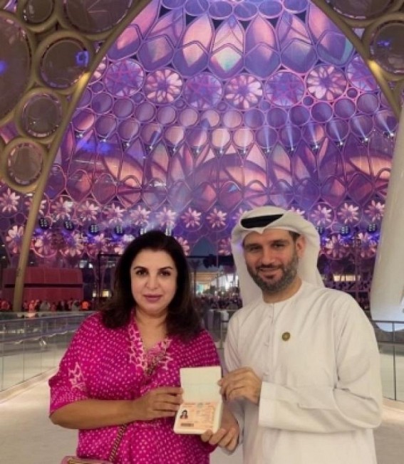 Farah Khan Kunder gets UAE Golden Visa Farah Khan Kunder gets UAE Golden Visa