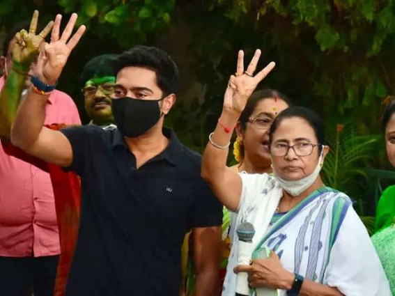 Mamata Banerjee wins with a record margin Mamata Banerjee wins with a record margin